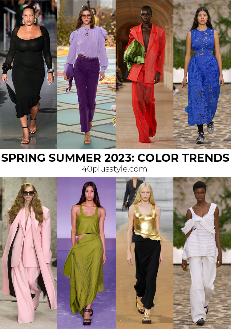 Spring clothing colors - the 12 color trends to choose from this season | 40plusstyle.com