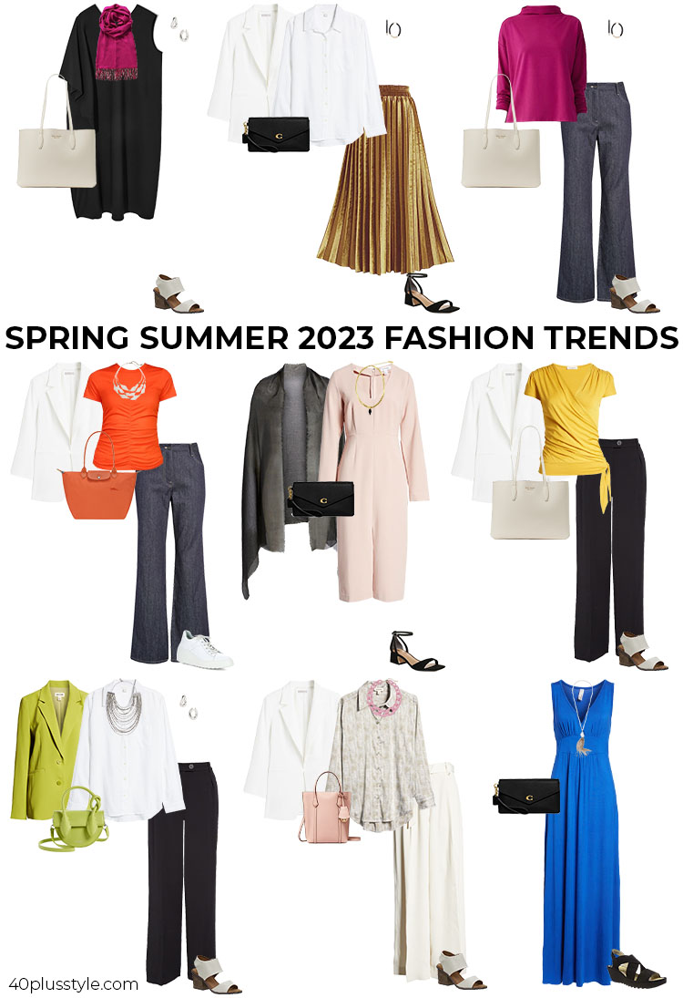 Spring clothing colors - color trends to choose from this season | 40plusstyle.com