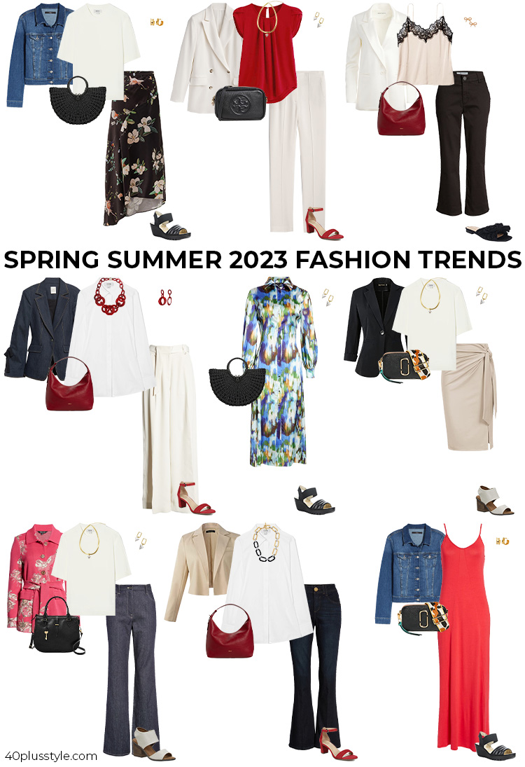 Spring Summer 2023 fashion trends | 40plusstyle.com
