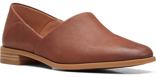 Shoes with arch support - Clarks Pure Belle Slip-On Shoe | 40plusstyle.com