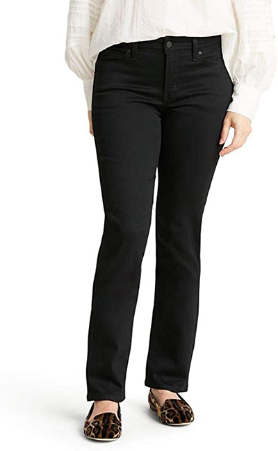 Levi Strauss & Co. Gold Label Store Curvy Totally Shaping Straight Jeans | 40plusstyle.com