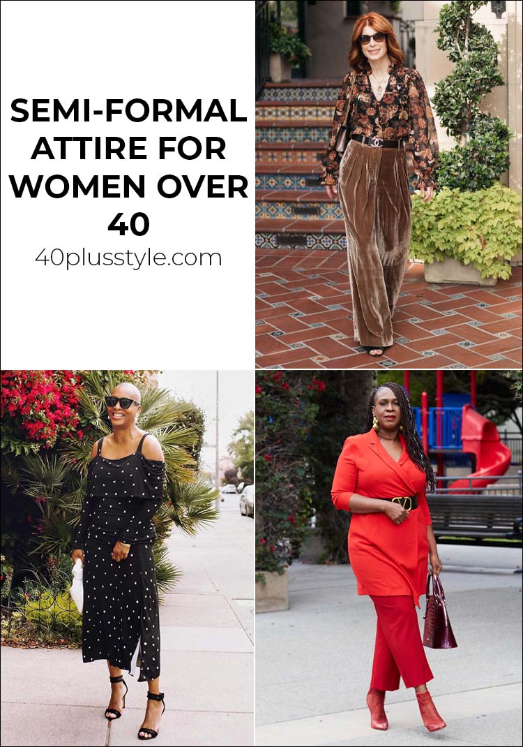 Vestimenta semiformal para mujeres: qué significa el código de vestimenta y cuándo usarlo |  40plusstyle.com