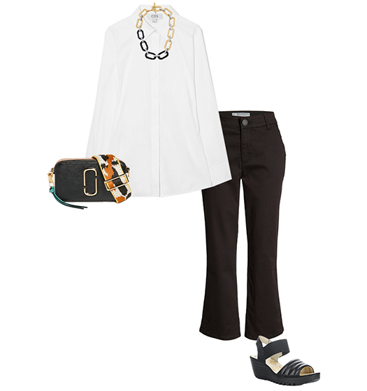 White shirt outfit | 40plusstyle.com