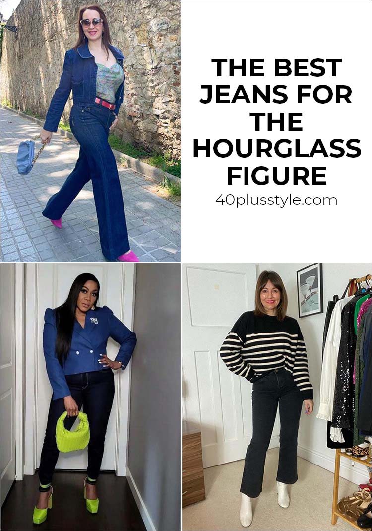 The best jeans for the hourglass figure | 40plusstyle.com