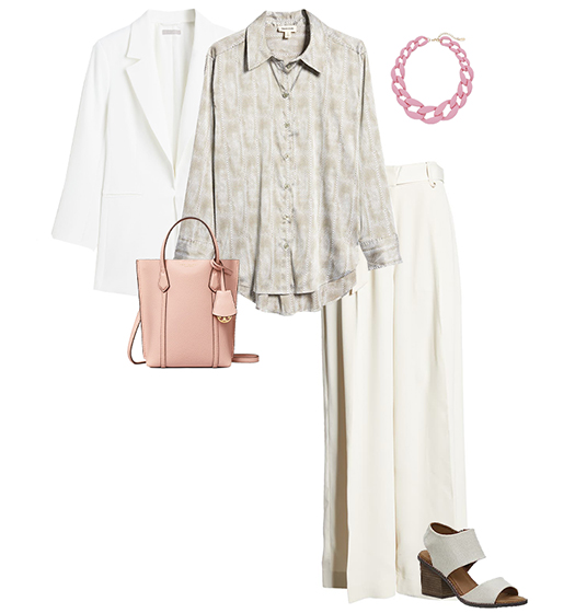 White outfit for spring | 40plusstyle.com