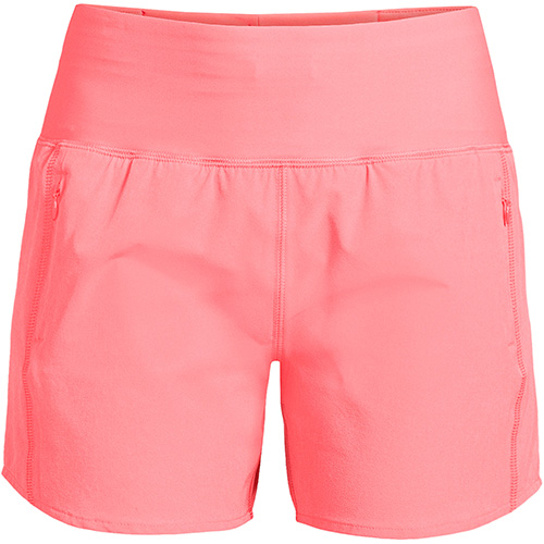 Lands' End 5" Sustainable Elastic Waist Board Shorts Swim Shorts with Panty | 40plusstyle.com