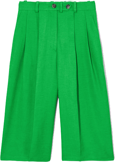 COS Tailored Linen-Blend Bermuda Shorts | 40plusstyle.com