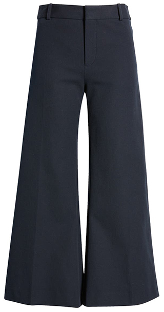 FRAME Le Crop Palazzo Wide Leg Trousers | 40plusstyle.com