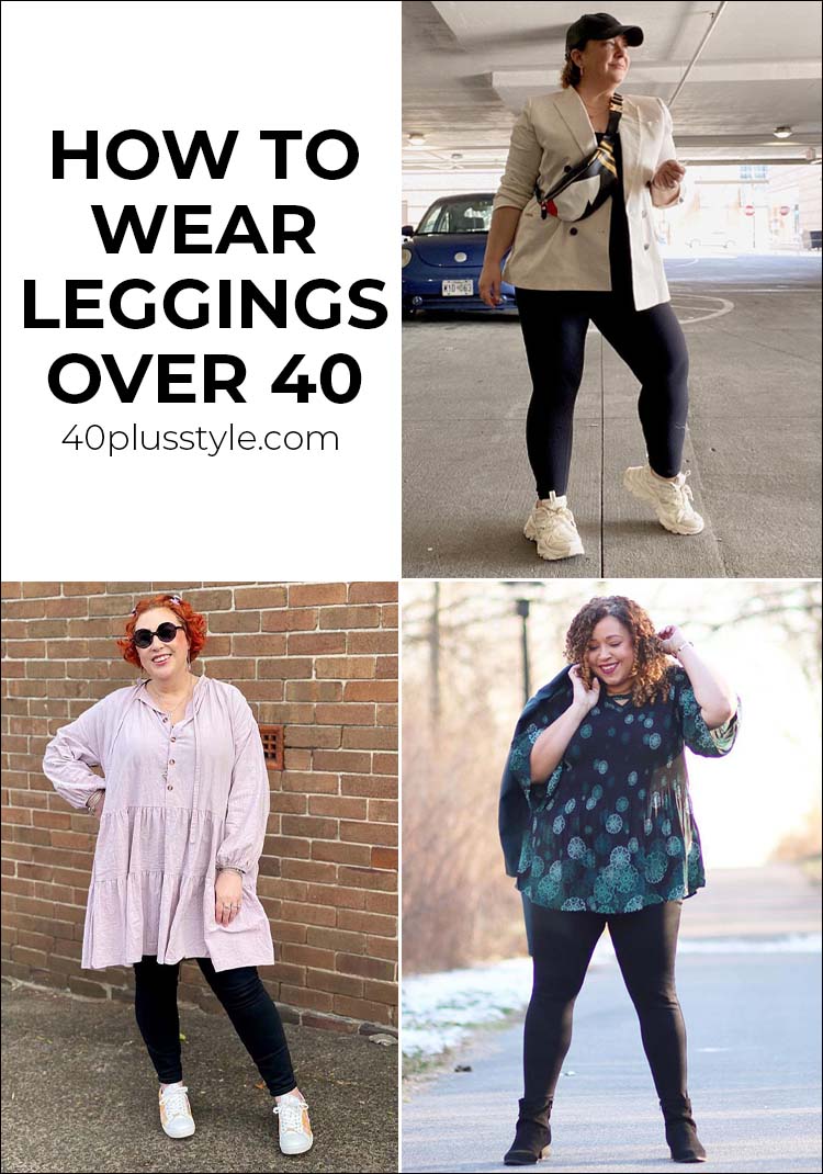 Evne suge Glatte how to wear leggings over 40 - a capsule & best leggings - 40+style