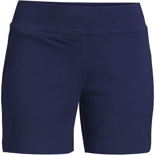 Lands' End Starfish Mid Rise 7" Pull On Shorts | 40plusstyle.com