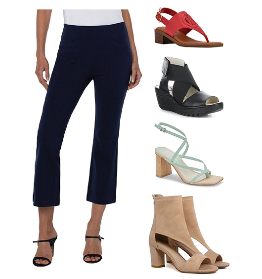 Shoes with crop jeans | 40plusstyle.com