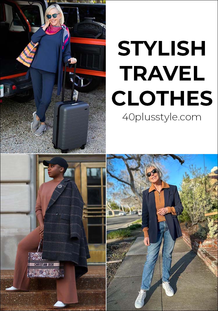 Stylish travel clothes for women over 40 | 40plusstyle.com