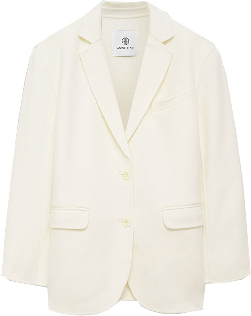 Summer coats - ANINE BING Quinn Blazer | 40plusstyle.com