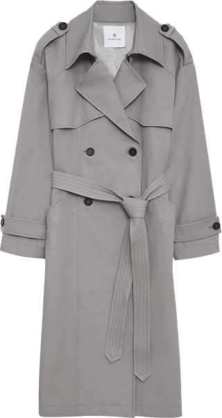 How to choose a summer coat - ANINE BING Finley Trench | 40plusstyle.com