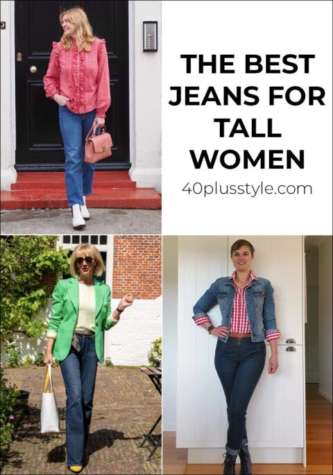 Best jeans for tall women to fit and flatter long legs - 40+style