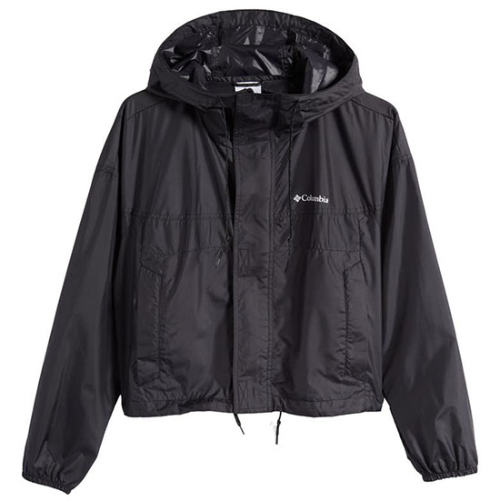 How to choose a summer coat - Columbia Flash Challenger™ Water Resistant Crop Windbreaker Jacket | 40plusstyle.com