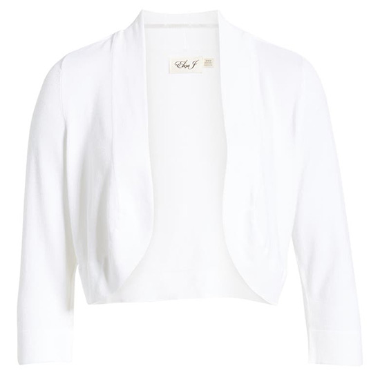 Womens jackets for summer - Eliza J Bolero Cardigan | 40plusstyle.com