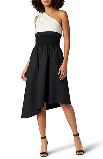 Joie Remi One-Shoulder Asymmetric Dress | 40plusstyle.com