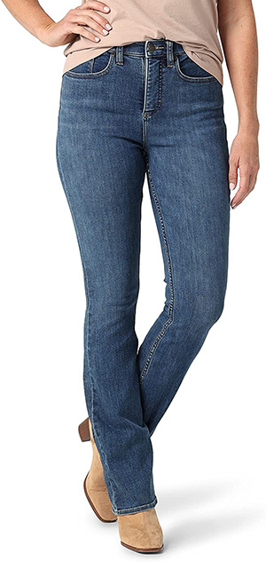 Lee Ultra Lux High Rise Bootcut Jeans | 40plusstyle.com
