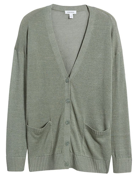 Womens jackets for summer - Nordstrom Linen Blend Cardigan | 40plusstyle.com