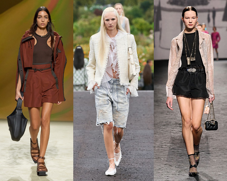 Shorts runway outfits | 40plusstyle.com
