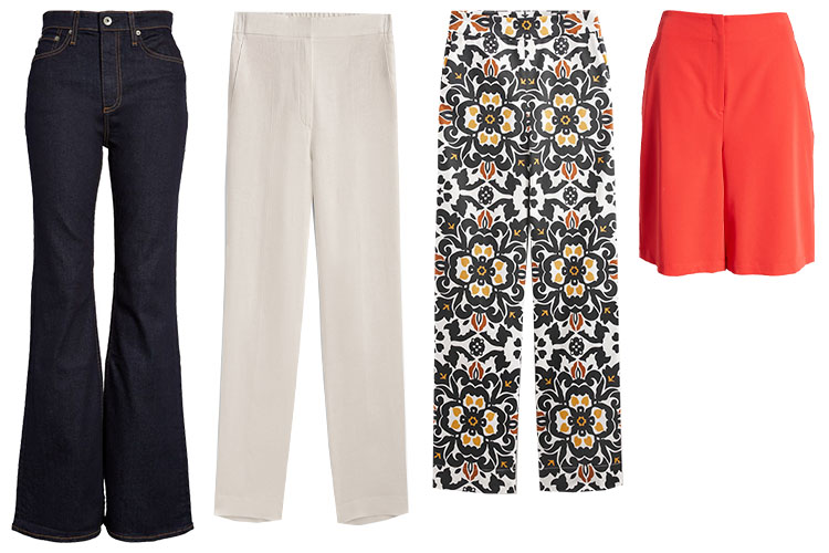 Jeans and pants to go with your spring capsule wardrobe | 40plusstyle.com