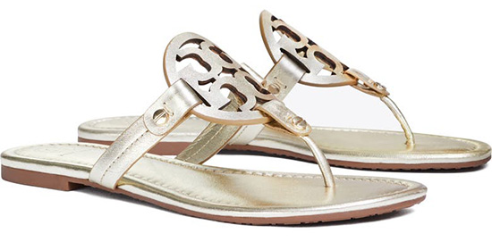 Best womens sandals - Tory Burch Miller Leather Sandal | 40plusstyle.com