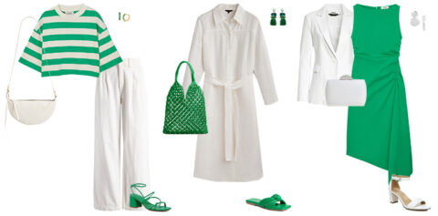 How to wear green - color combinations and outfits with green