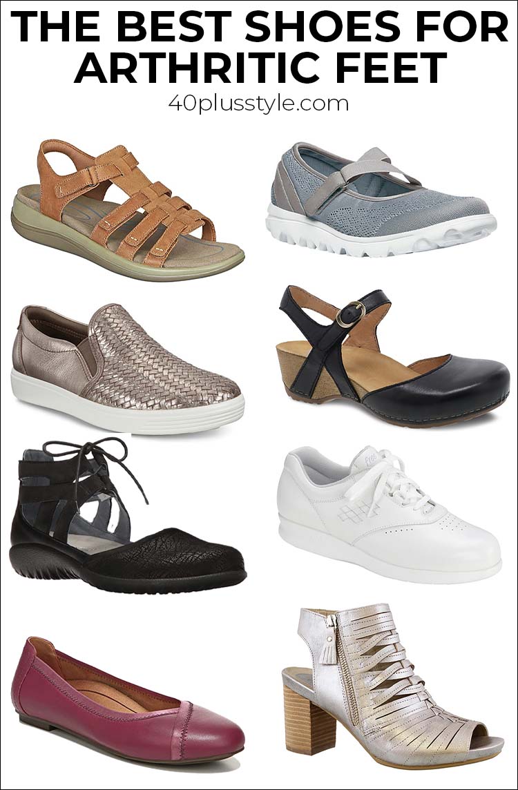 The best shoes for arthritic feet to keep you stylish and comfortable | 40plusstyle.com