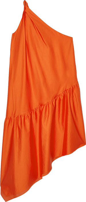 COS Twisted Asymmetric Trapeze Dress | 40plusstyle.com
