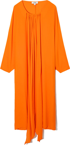 COS Dolman Sleeve Maxi Scarf Dress | 40plusstyle.com