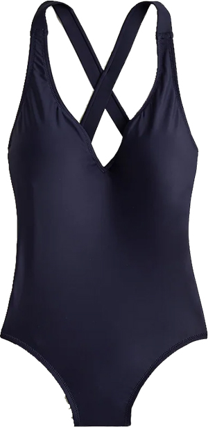 J.Crew High Support One-Piece | 40plusstyle.com