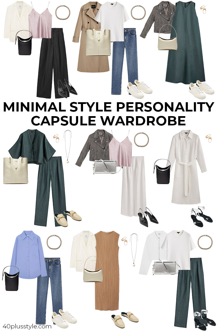 A capsule wardrobe for the minimal style personality | 40plusstyle.com