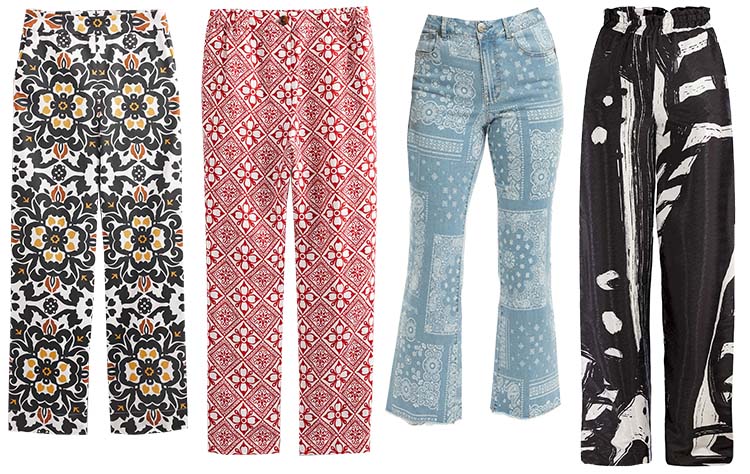 Patterned and printed pants | 40plusstyle.com