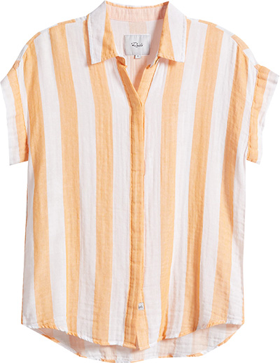 Rails Jamie Stripe Short Sleeve Shirt | 40plusstyle.com