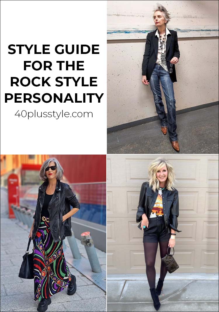 Rock style - style guide and capsule wardrobe for the ROCK style