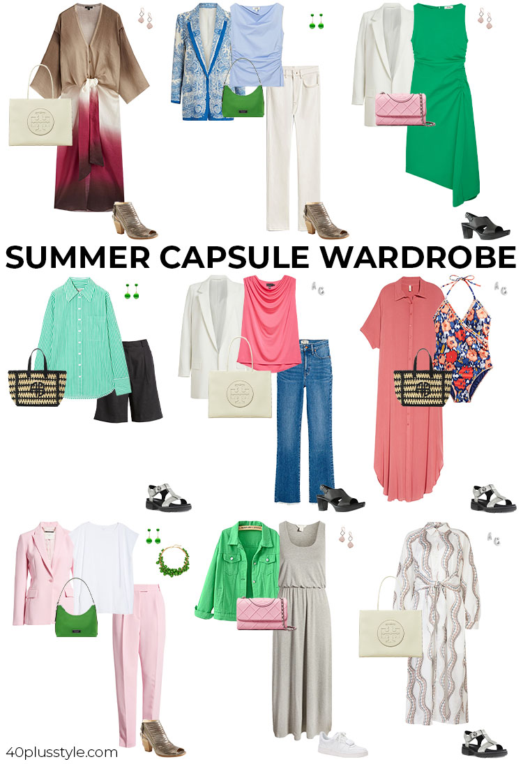 Summer capsule wardrobe | 40plusstyle.com
