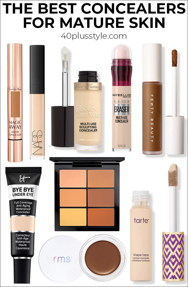 The best concealer for mature skin that covers without sinking into creases | 40plusstyle.com