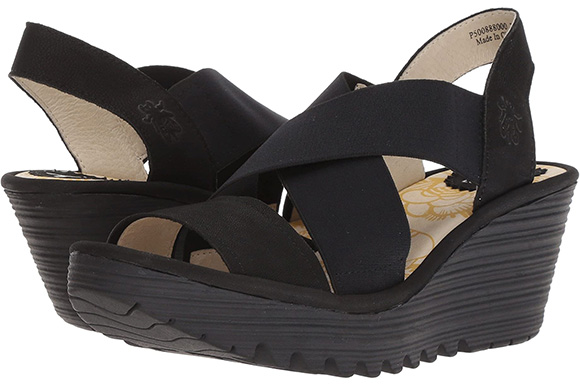 Most comfortable walking shoes - FLY London Yaji Sandals | 40plusstyle.com