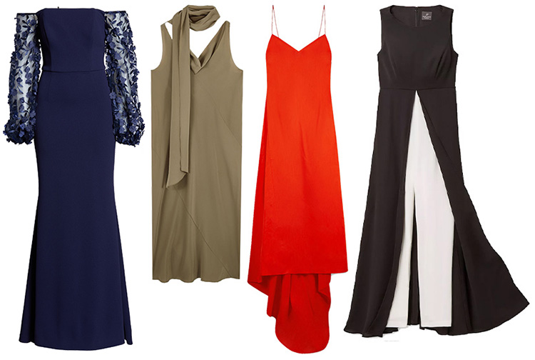 Dresses and jumpsuits for a gala | 40plusstyle.com