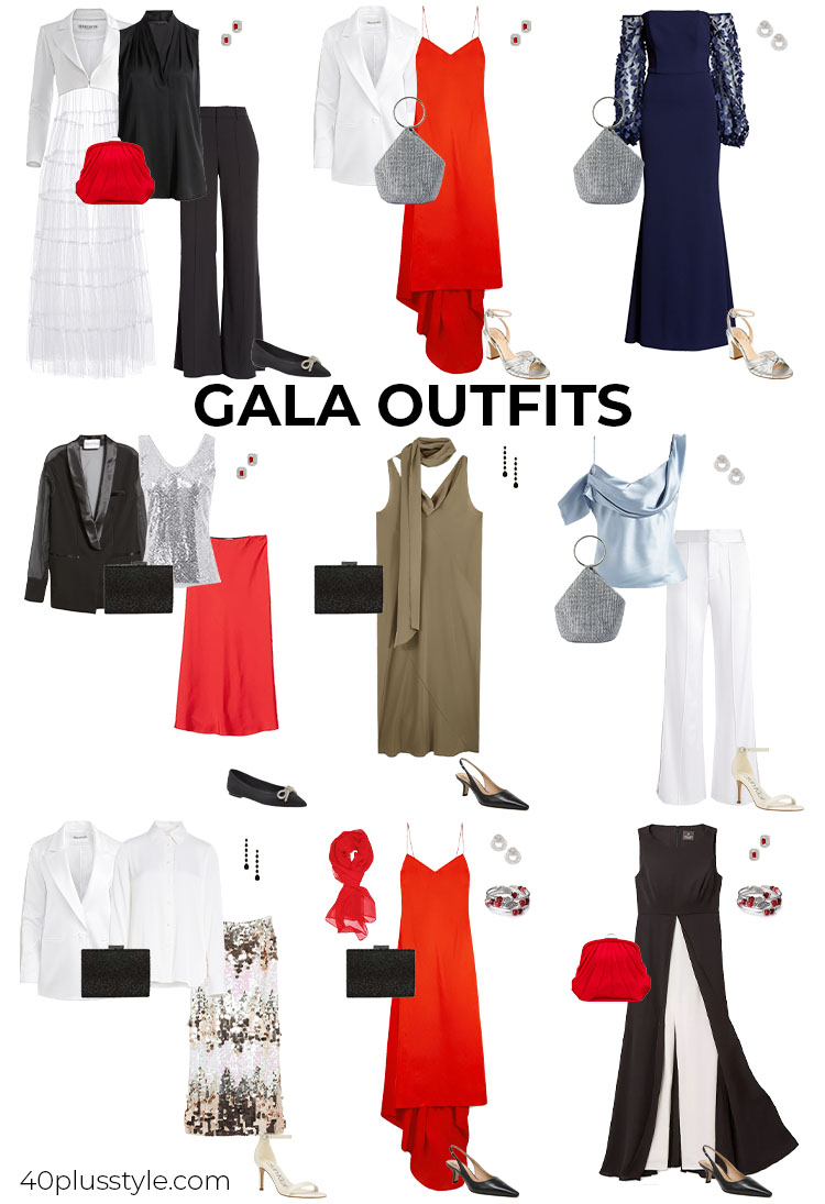 Gala outfits | 40plusstyle.com