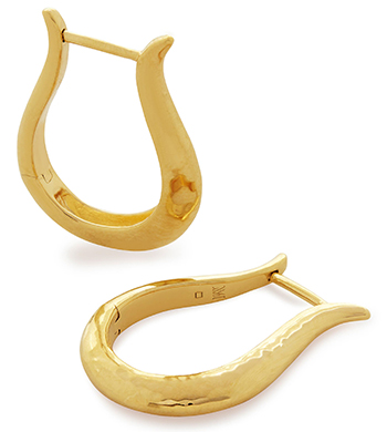 Nordstrom anniversary sale - Monica Vinader Medium Deia Lyre Hoop Earrings | 40plusstyle.com
