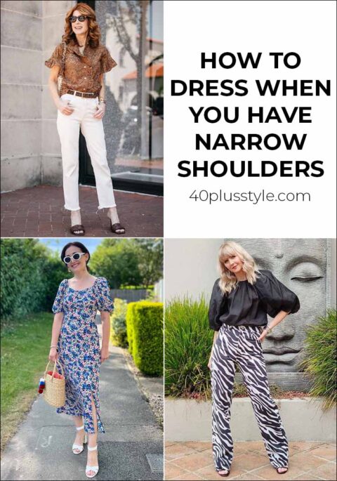 How to dress when you have narrow shoulders