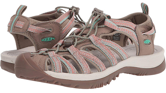 Most comfortable walking shoes - KEEN Whisper Sport Sandals | 40plusstyle.com