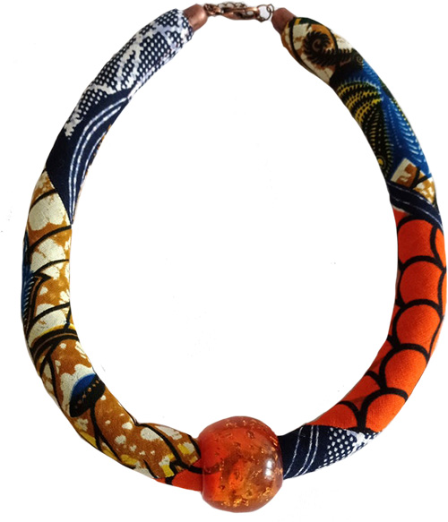 Best jewelry stores online - Nada Kalmoni Chunky Fabric Necklace | 40plusstyle.com