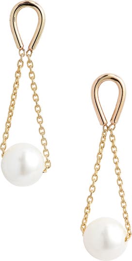 Best jewelry stores online - Poppy Finch Cultured Pearl Earrings | 40plusstyle.com