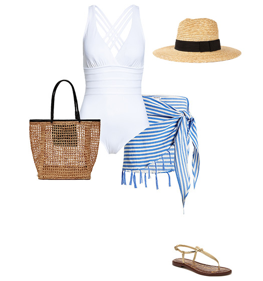 Stylish way to wear your beach cover up | 40plusstyle.com
