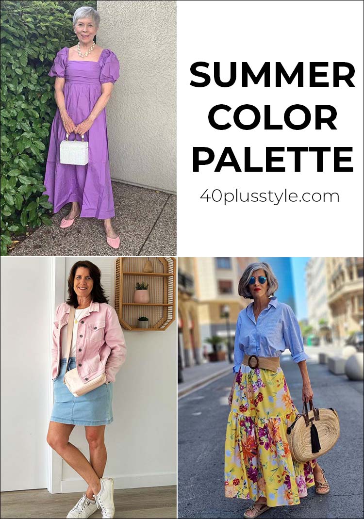 Summer Color Palette | 40plusstyle.com