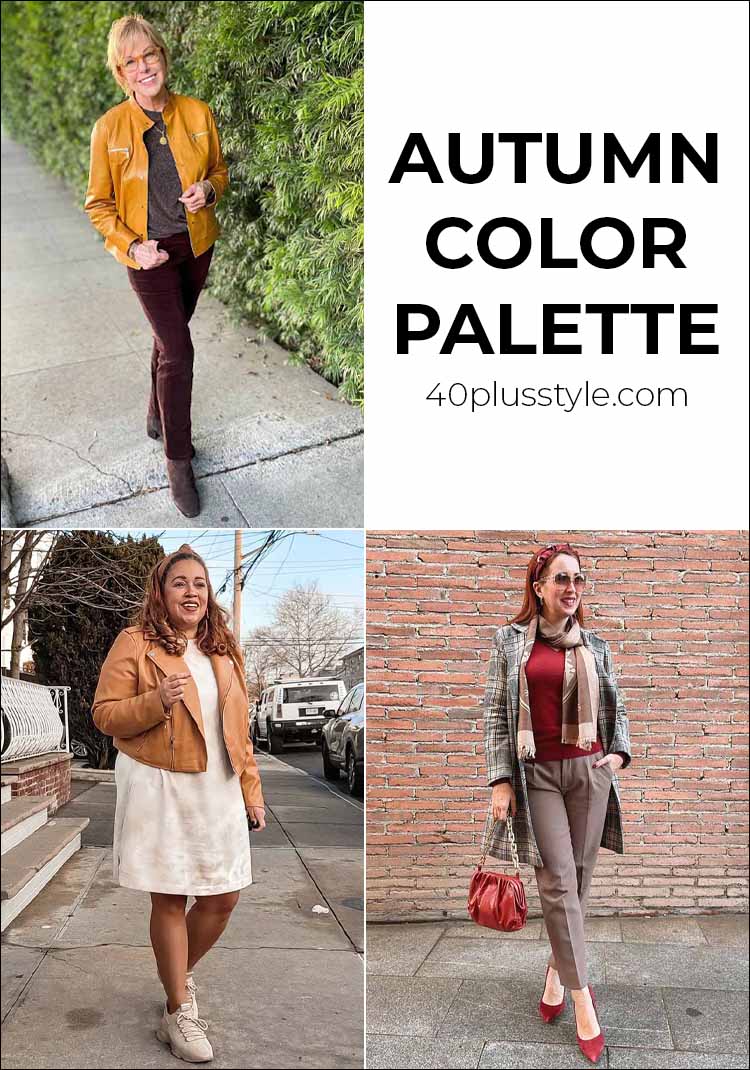 Autumn color palette | 40plusstyle.com