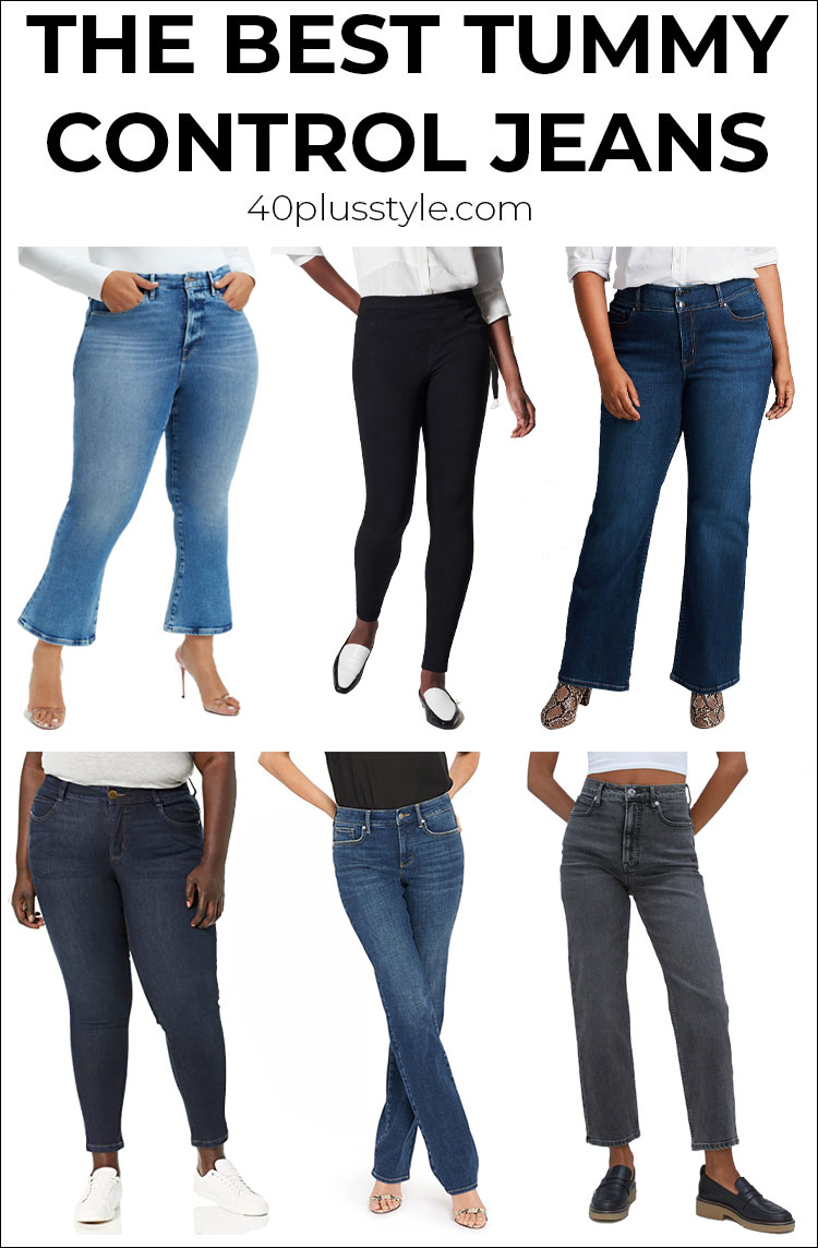 Accintrend Shapewear Tummy Control Jeans,Women Butt Lift Wide High Waist  Stretch Denim Skinny Jeans with Pockets Black at  Women's Jeans store